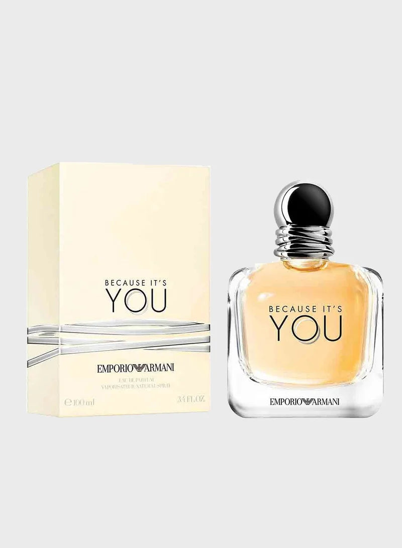 Image of Because It's You Eau De Parfum Spray (Tester) By Emporio Armani 100 ml Eau De Parfum Spray