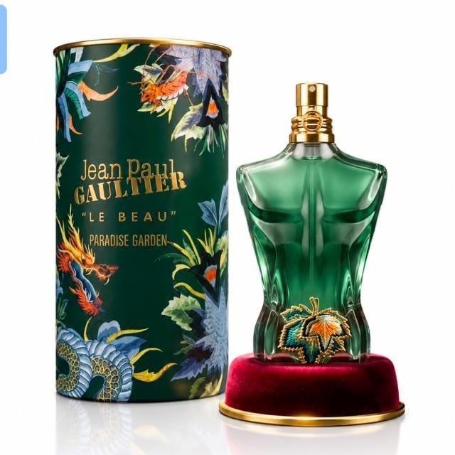 Image of Jean Paul Gaultier Le Beau Paradise Garden Eau de Parfum for Men – Exotic Green Fragrance