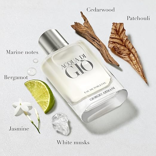 Image of Giorgio Armani Acqua di Giò Eau de Toilette for Men – 100ml Fresh Aquatic Fragrance