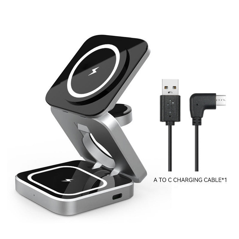 Image of 3 In 1 Foldable Wireless Charger Station