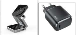 Image of 3 In 1 Foldable Wireless Charger Station