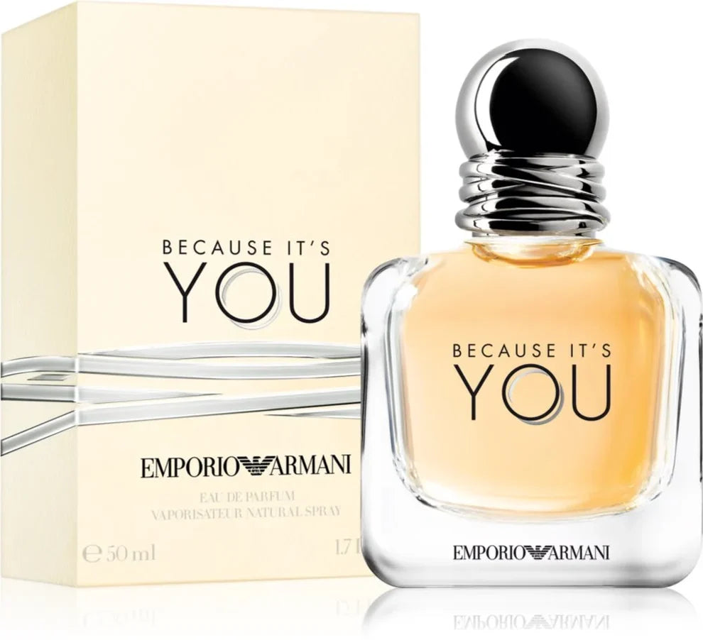 Image of Because It's You Eau De Parfum Spray (Tester) By Emporio Armani 100 ml Eau De Parfum Spray
