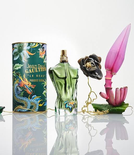 Image of Jean Paul Gaultier Le Beau Paradise Garden EDP 125ML | Long Lasting Fresh Woody Aquatic Men's Cologne with Coconut Water, Green Fig & Sandalwood - Designer Fragrance Spray