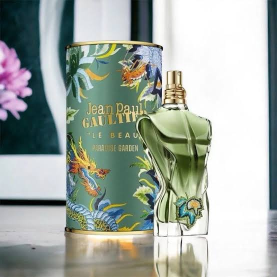 Image of Jean Paul Gaultier Le Beau Paradise Garden EDP 125ML | Long Lasting Fresh Woody Aquatic Men's Cologne with Coconut Water, Green Fig & Sandalwood - Designer Fragrance Spray